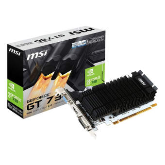 TARJETA DE VIDEO MSI NVIDIA GEFORCE GT 730, 2GB DDR3, 64-BIT HDMI, VGA, DL-DVI-D PCI-E 2.0